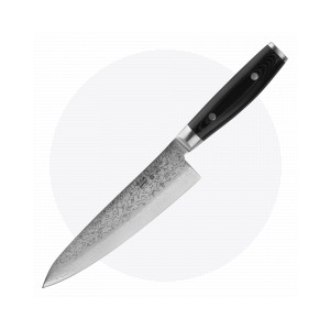 Профессиональный поварской кухонный нож 20 см, «Gyuto», дамасская сталь, серия Ran, YAXELL, Япония, Ножи поварские