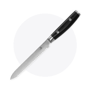 Нож кухонный для завтрака и томатов 14 см, «Breakfast knife», дамасская сталь, серия Ran, YAXELL, Япония, Ножи универсальные