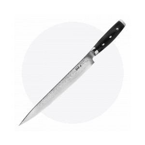 Нож кухонный для тонкой нарезки 25,5 см, «Sujihiki», дамасская сталь, серия Gou, YAXELL, Япония, Серия GOU дамасская сталь 101 слой