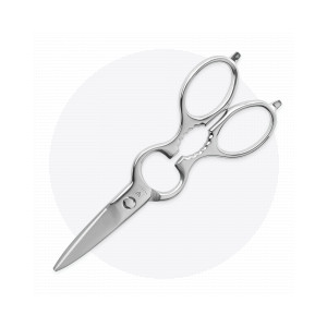 Ножницы кухонные 20 см. разъемные, серия Scissors, YAXELL, Япония, Серия MON дамасская сталь 3 слоя
