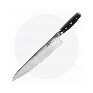 Профессиональный поварской кухонный нож 25,5 см, «Gyuto», дамасская сталь, серия Gou, YAXELL, Япония, Ножи поварские