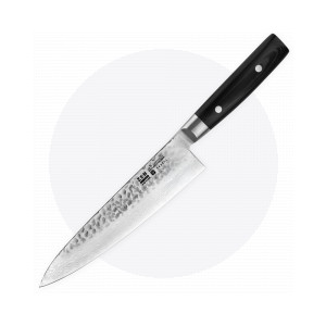 Профессиональный поварской кухонный нож 20 см, «Gyuto», дамасская сталь, серия Zen, YAXELL, Япония, Серия ZEN дамасская сталь 37 слоев