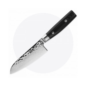Нож кухонный Сантоку 12,5 см, «Santoku», дамасская сталь, серия Zen, YAXELL, Япония, Ножи поварские