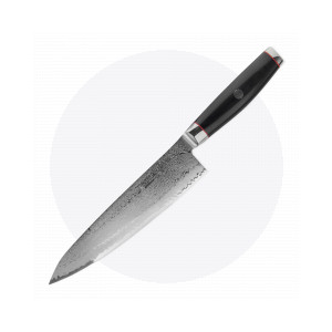 Поварской кухонный нож 20 см, «Gyuto», дамасская сталь, серия Ypsilon, YAXELL, Япония, Серия SUPER GOU YPSILON дамасская сталь 193 слоя