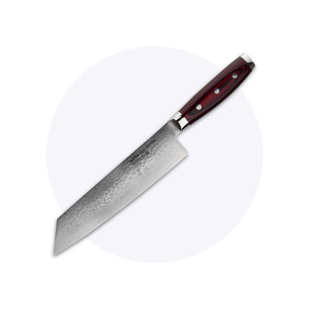 Профессиональный поварской кухонный нож, «Kiritsuke» 20 см, дамасская сталь, серия GOU 161, YAXELL, Япония